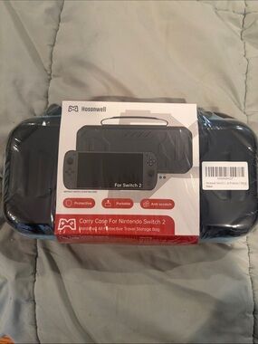 Black Carry Case for Nintendo Switch 2 - Protective Travel Case